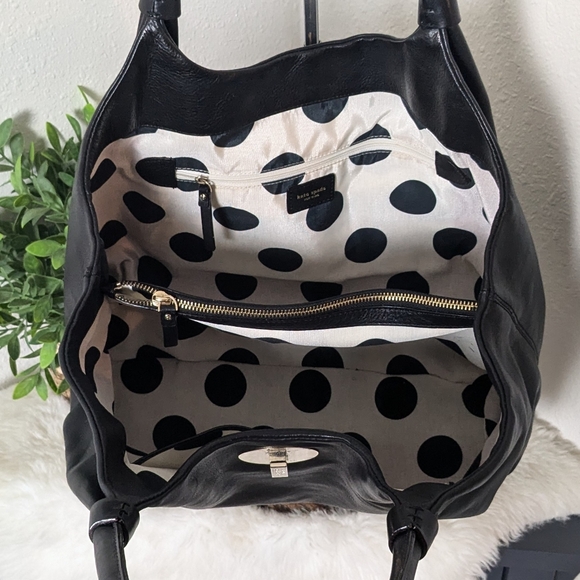 Kate Spade Black Leather Handbag - Picture 8 of 12